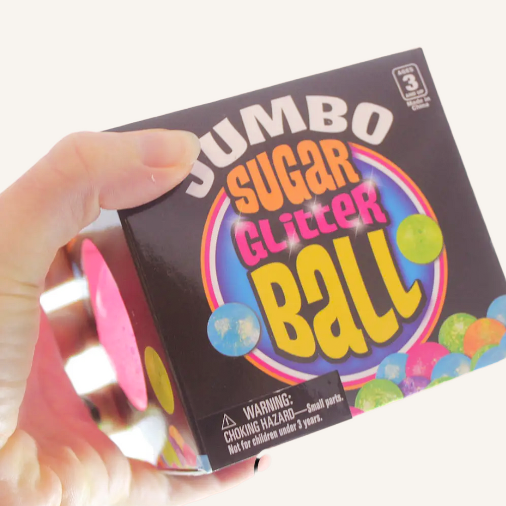 Jumbo 4.5” Glitter Sugar Ball - Over 2 Pounds!