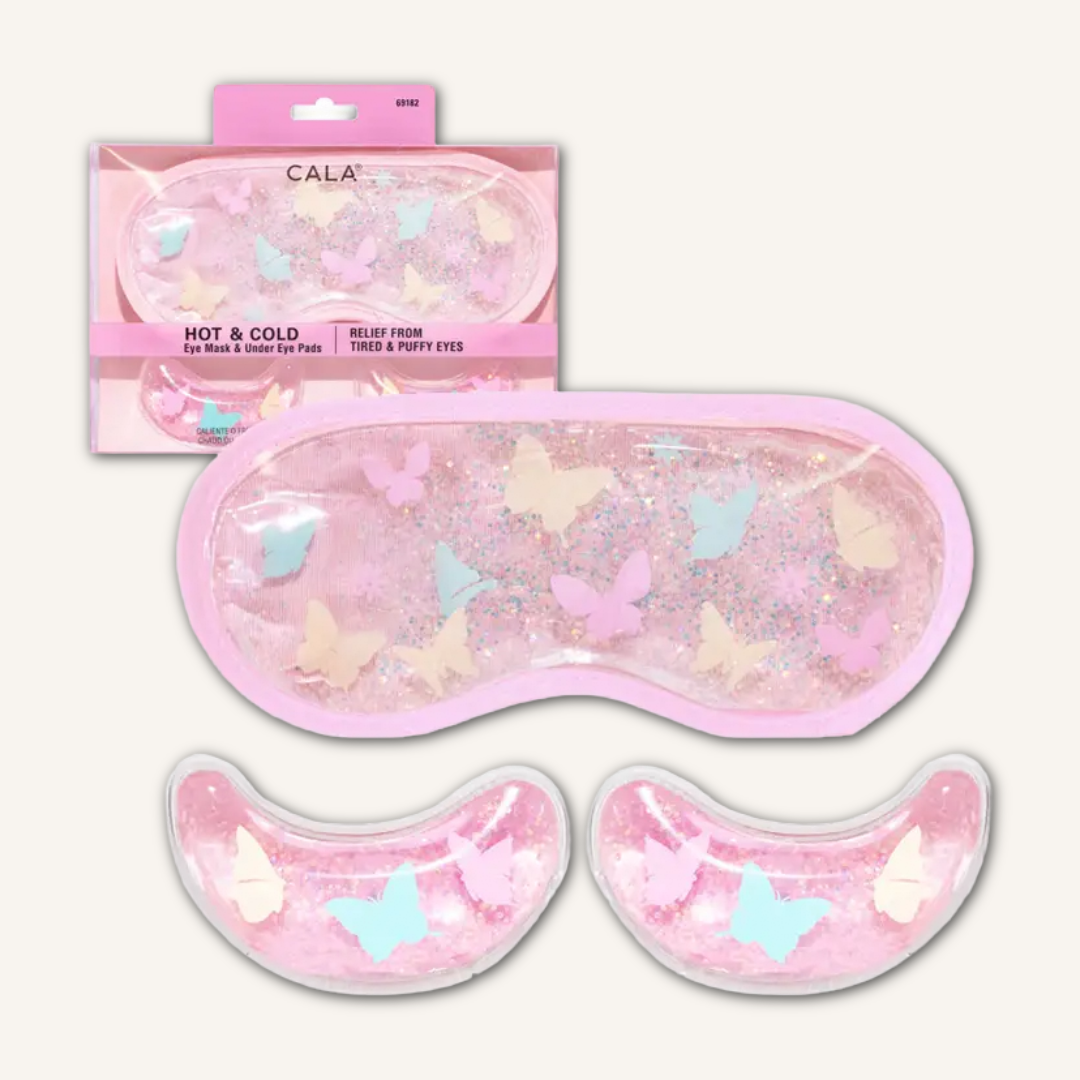 Cala Hot/Cold Eye & Under Eye Mask Set - Butterfly