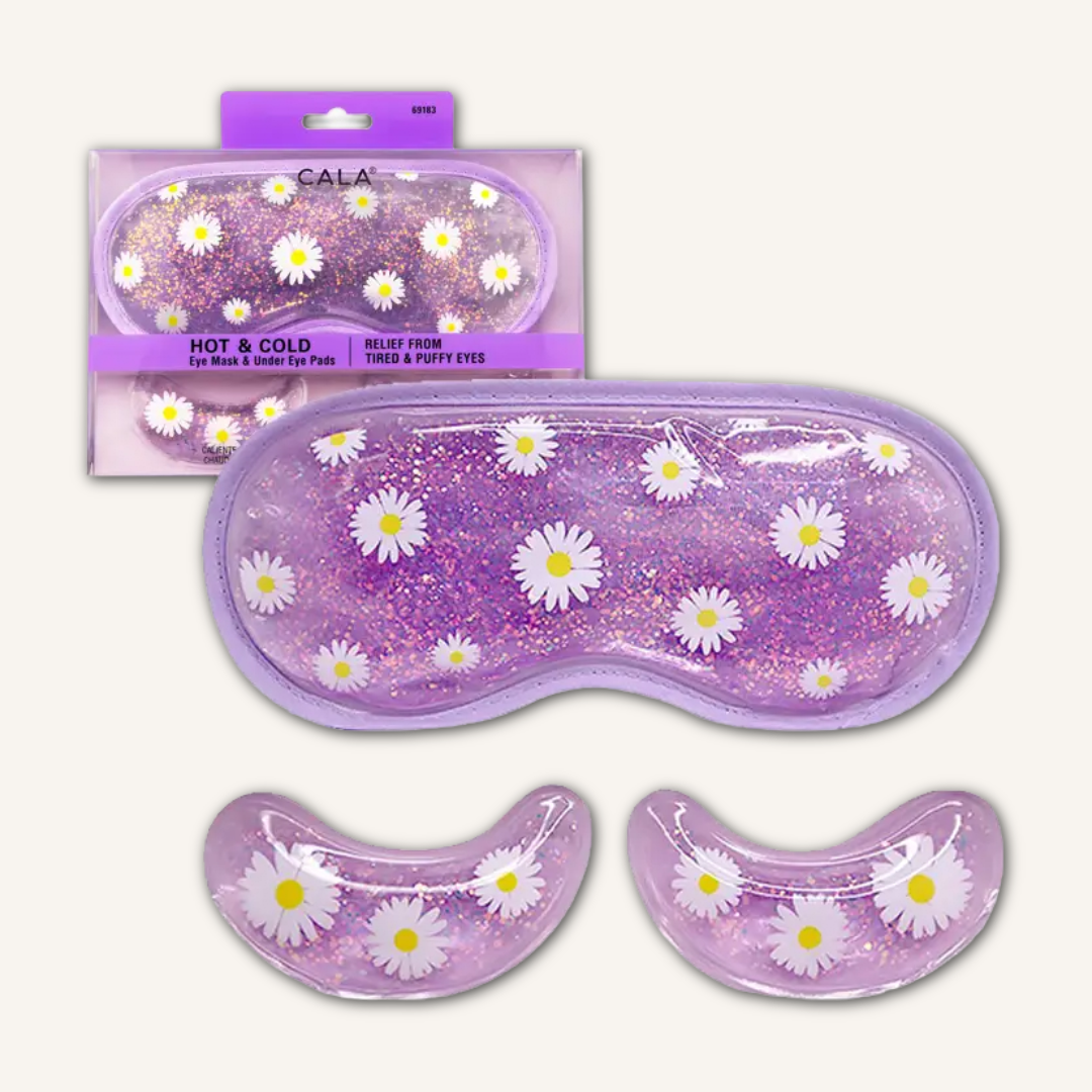 Cala Hot/Cold Eye & Under Eye Mask Set - Daisy
