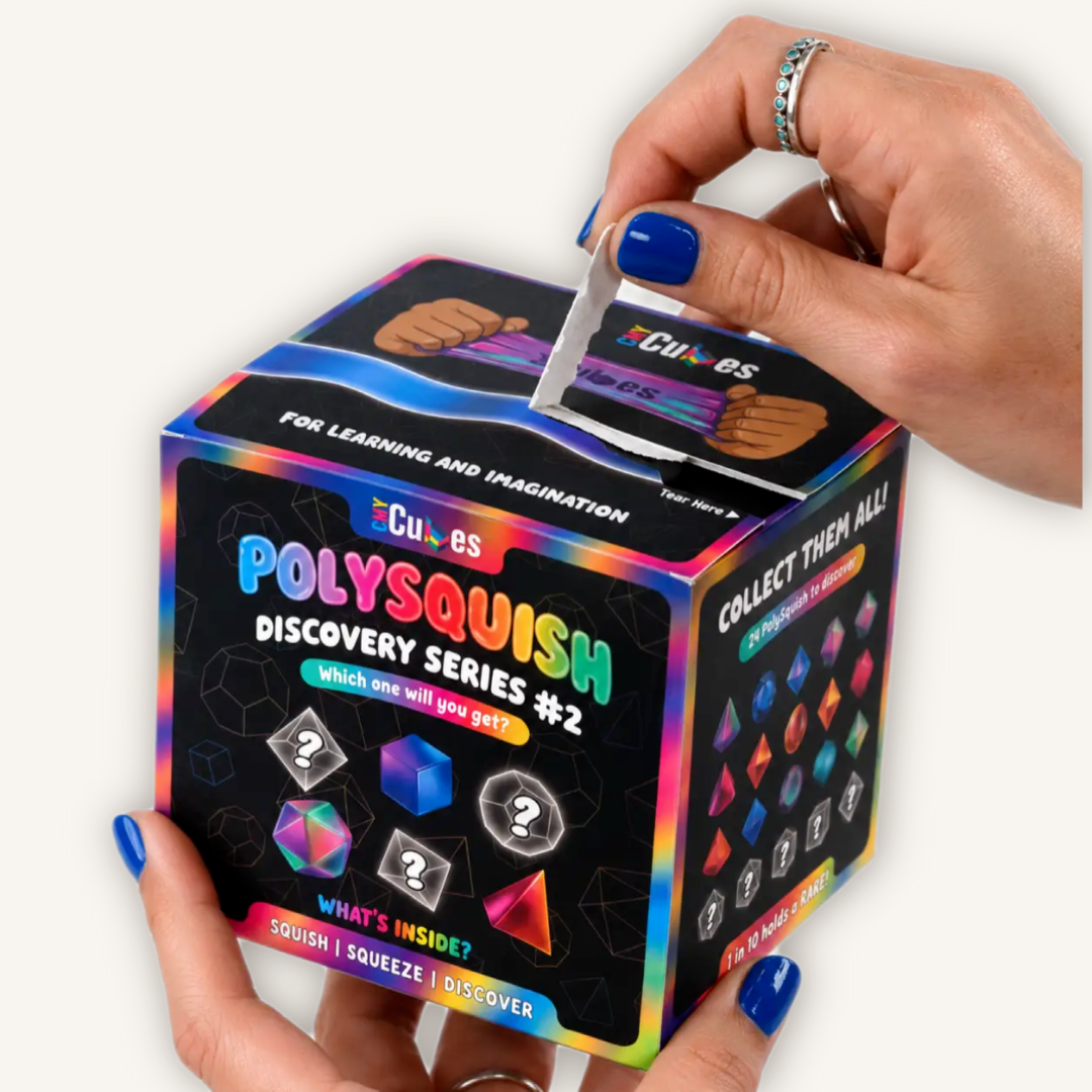 CMY Cubes™ PolySquish Mystery Series 2 – Collectible Sensory Squishy Toy