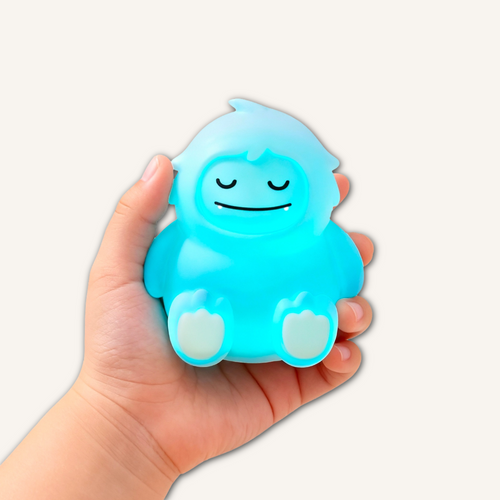 Mini Breathing Pal Yoyo the Yeti – soft silicone breathing companion that encourages mindful breathing, relaxation and sensory support.