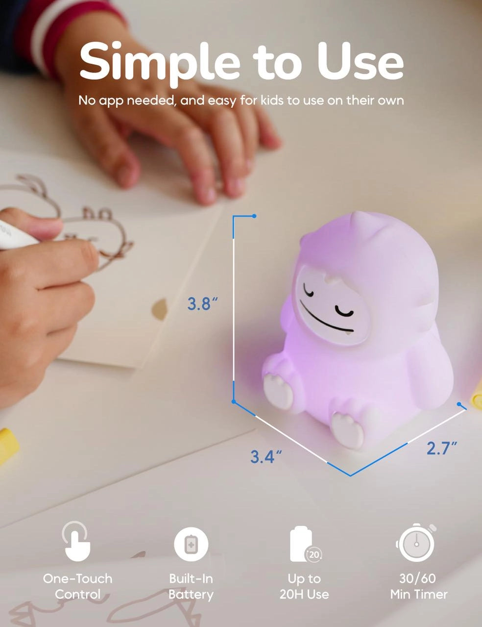 Breathing Pal Mini - "yoyo" the Yeti