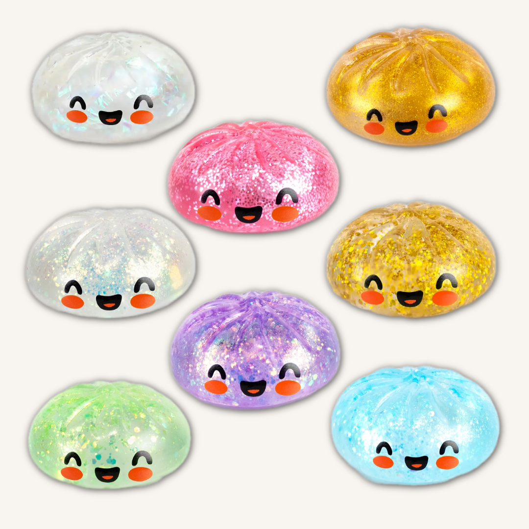 Sugah-Mals™ Mystery Glitter Dumpling Squishy