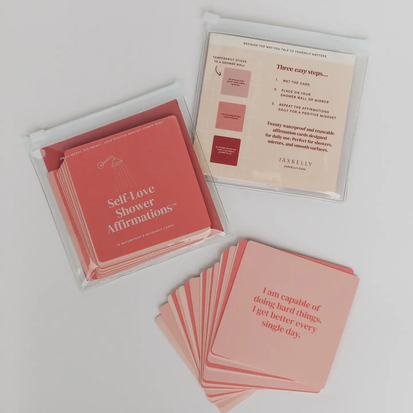 JaxKelly Shower Affirmation™ Display Cards