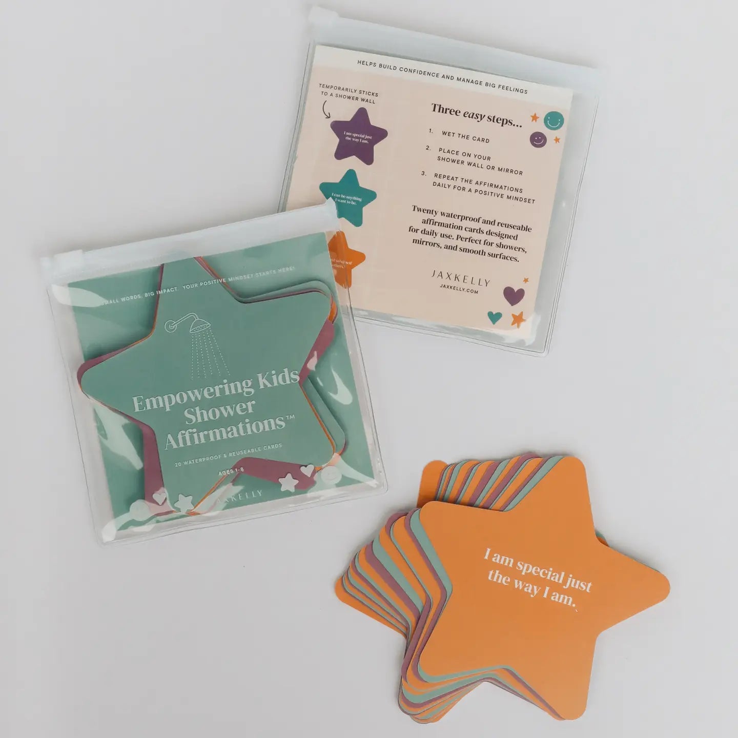 JaxKelly Shower Affirmation™ Display Cards