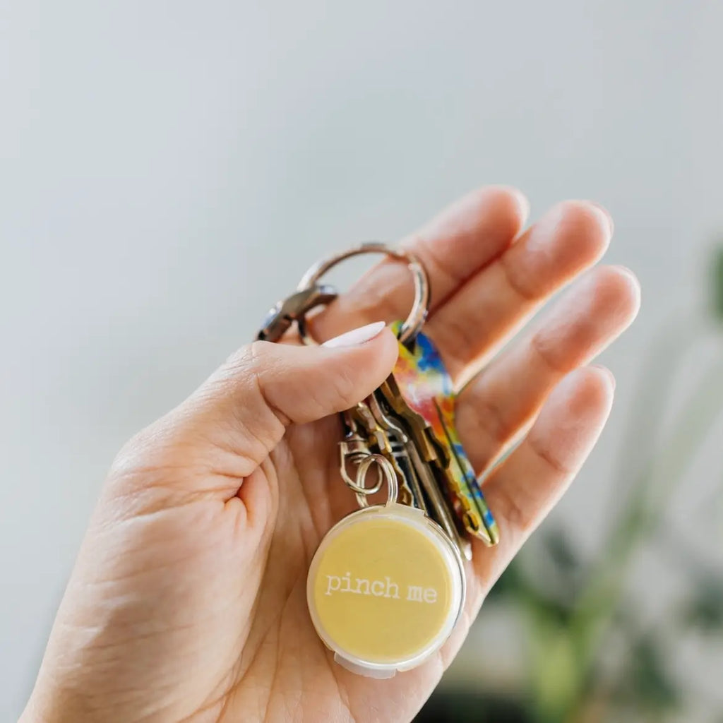 Pinch Me Therapy Dough Clip-On Locket for portable aromatherapy, stress relief, and everyday sensory support.