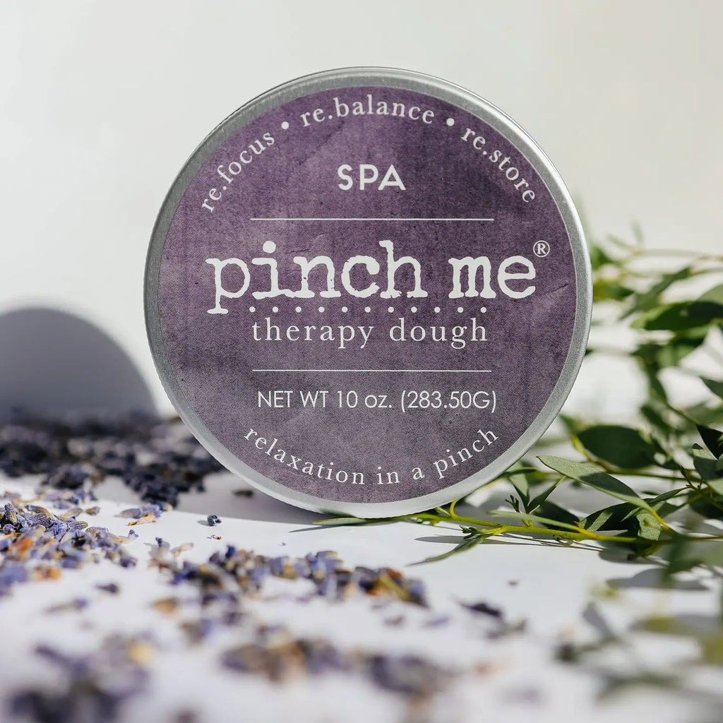 Pinch Me Therapy Dough aromatherapy-infused sensory dough designed for stress relief, focus, and calming tactile play.