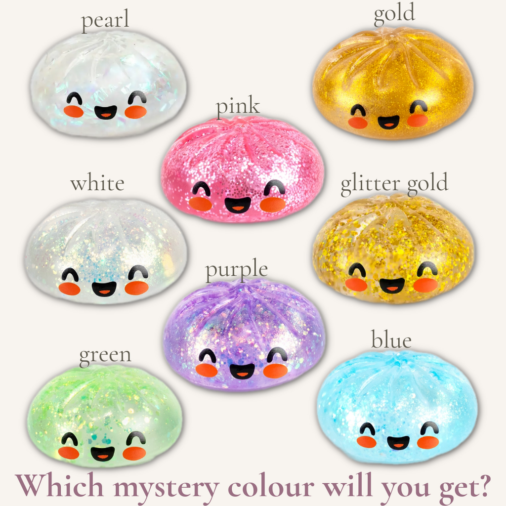 Sugah-Mals™ Mystery Glitter Dumpling Squishy