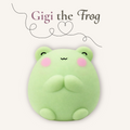 Top Trenz Butter Squishers Squishy Buns Gigi the Frog character squishy toy with a soft buttery texture and slow, satisfying squeeze.