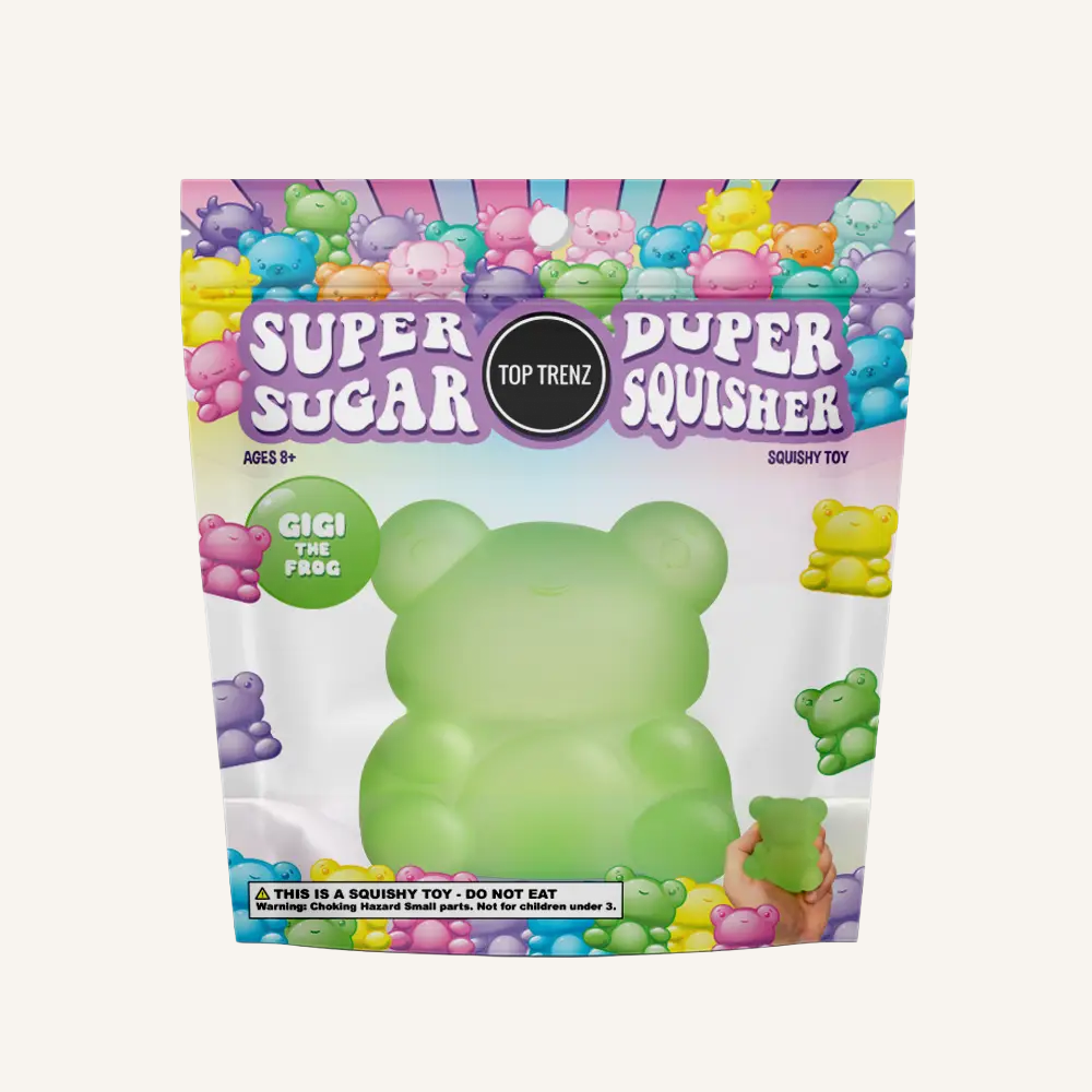 Top Trenz Super Duper Sugar Squisher Toy - Frog