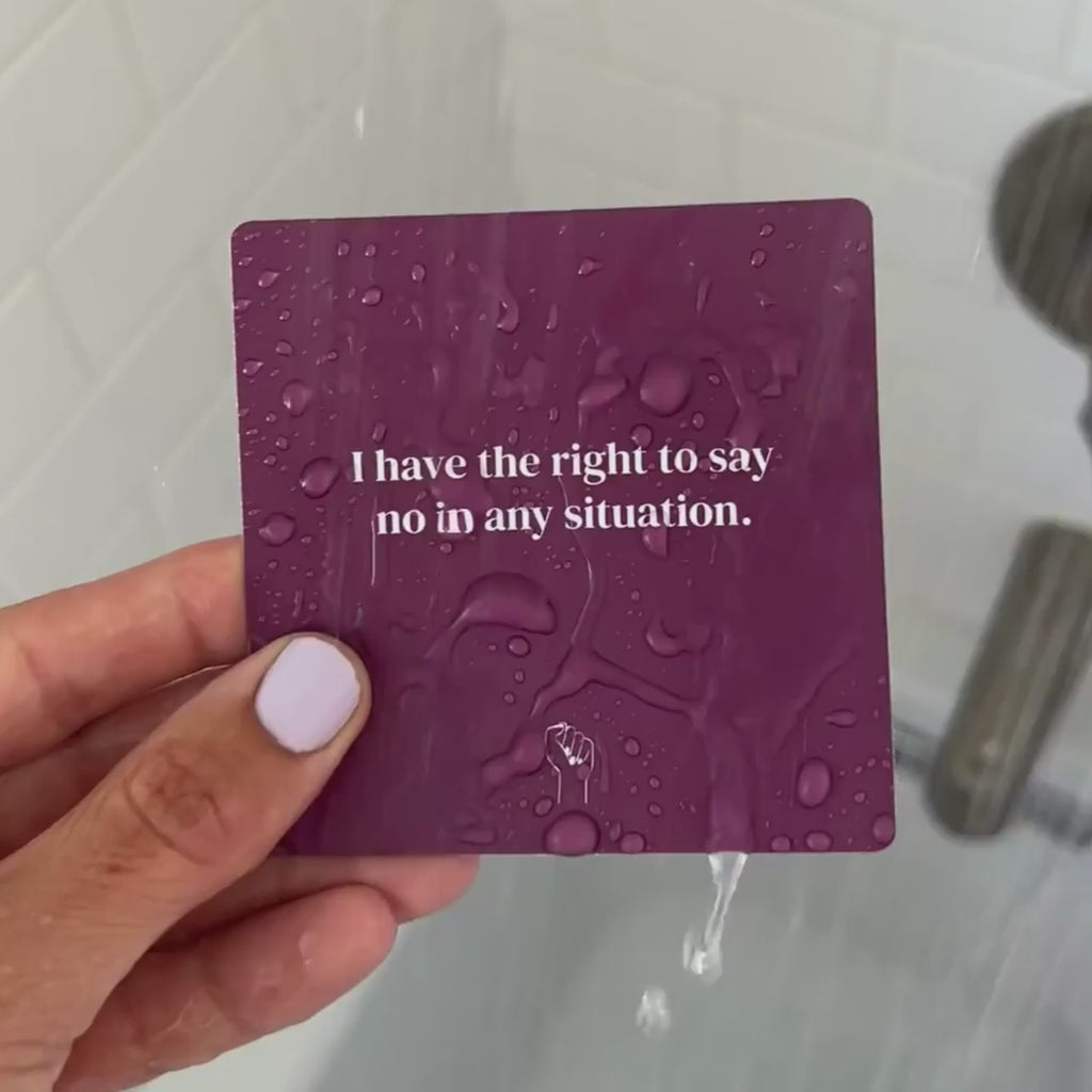 JaxKelly Shower Affirmation™ Display Cards